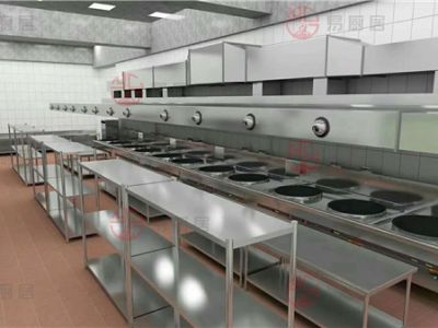 餐厅厨房效果图