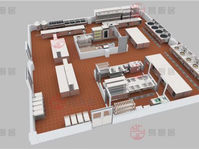 餐厅厨房效果图