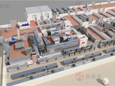 餐厅厨房效果图